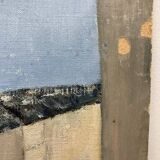 Vintage painting church steeple