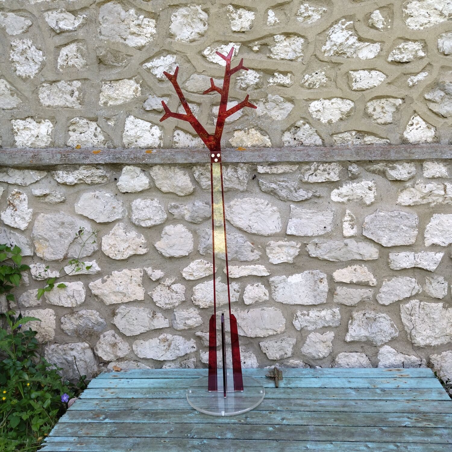 Plexiglas design coat rack