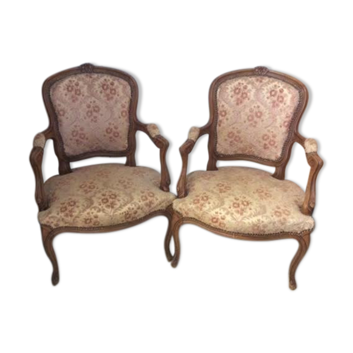 2 convertible armchairs