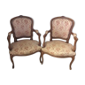 2 fauteuils cabriolé