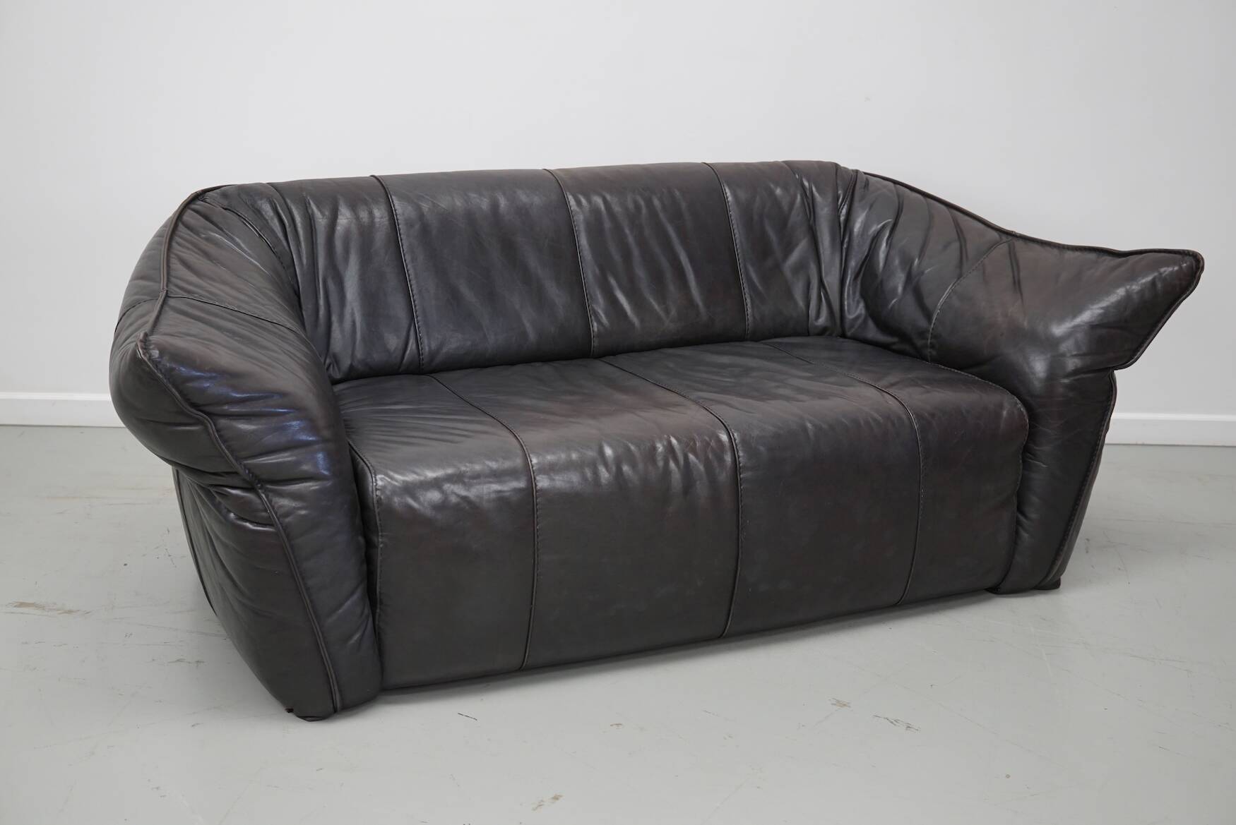 Brown Leather Andes Sofa by Gerard van den Berg for Montis, 1970s
