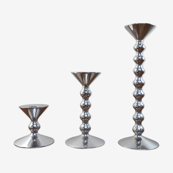 Set of 3 candle holders by Alessandro Mendini for Alessi, Italy 2002