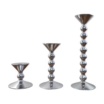 Set of 3 candle holders by Alessandro Mendini for Alessi, Italy 2002