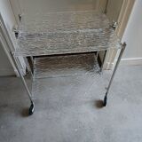 Platex frosted effect serving trolley