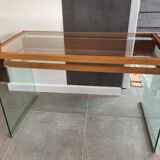 Desk glass structure