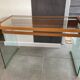 Desk glass structure
