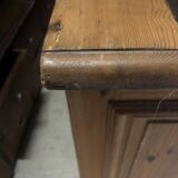 Counter, double-sided store furniture with storage