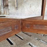 Antique extendable table dining table oak