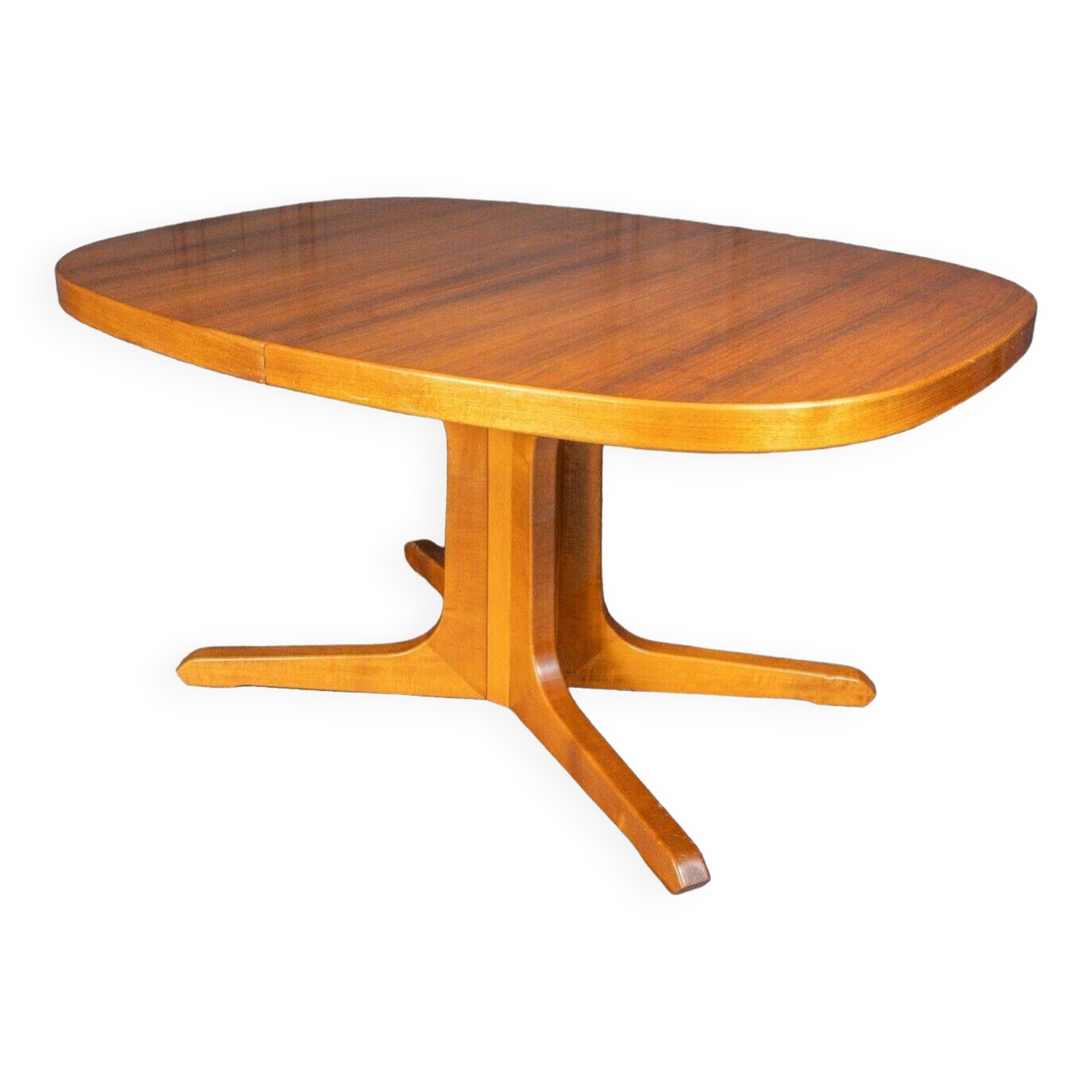 Dining room table with extensions French work 1970