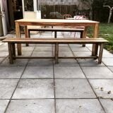 Pair of farm benches