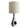 Asymmetrical ceramic lamp Vallauris France 1950, signed, unique