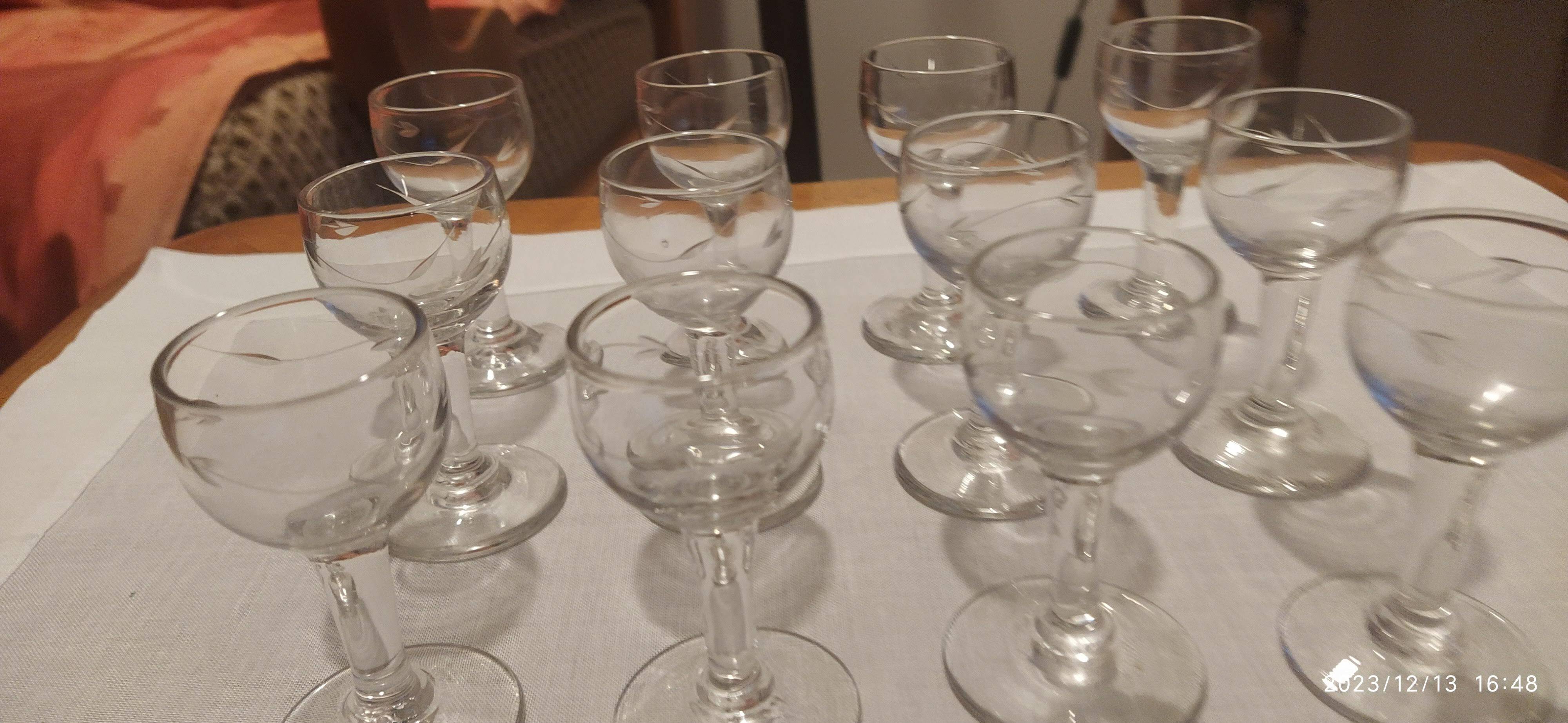 Set of 12 liquor glasses