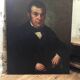 Oil canvas portrait of a man
