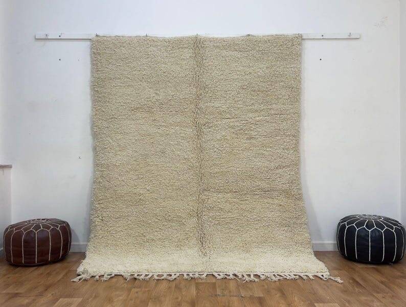 Tapis en laine fait main traditionnelle 1,5/2,5 m