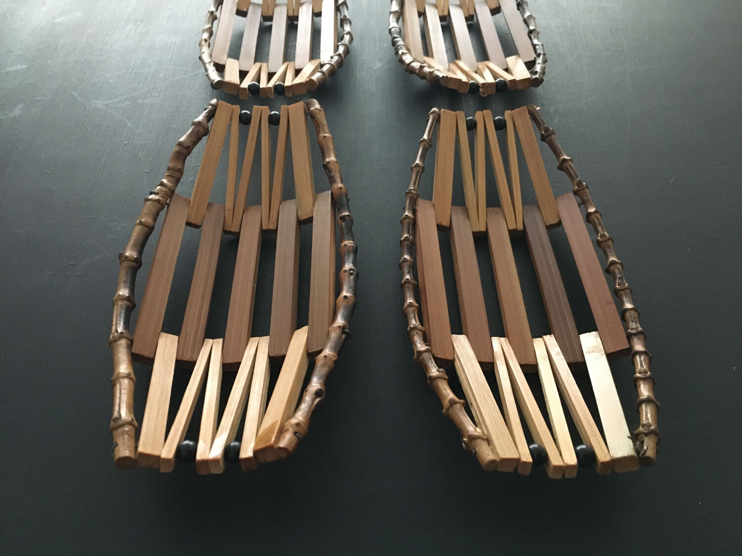 Set of 4 storage compartments