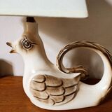 Ceramic bird lamp W-Germany