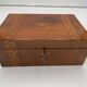 Writing Casket Box in Walnut with Inlays, England, Late 19th Century