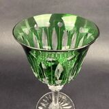 Saint Louis Tommy emerald crystal glass 18.5 cm