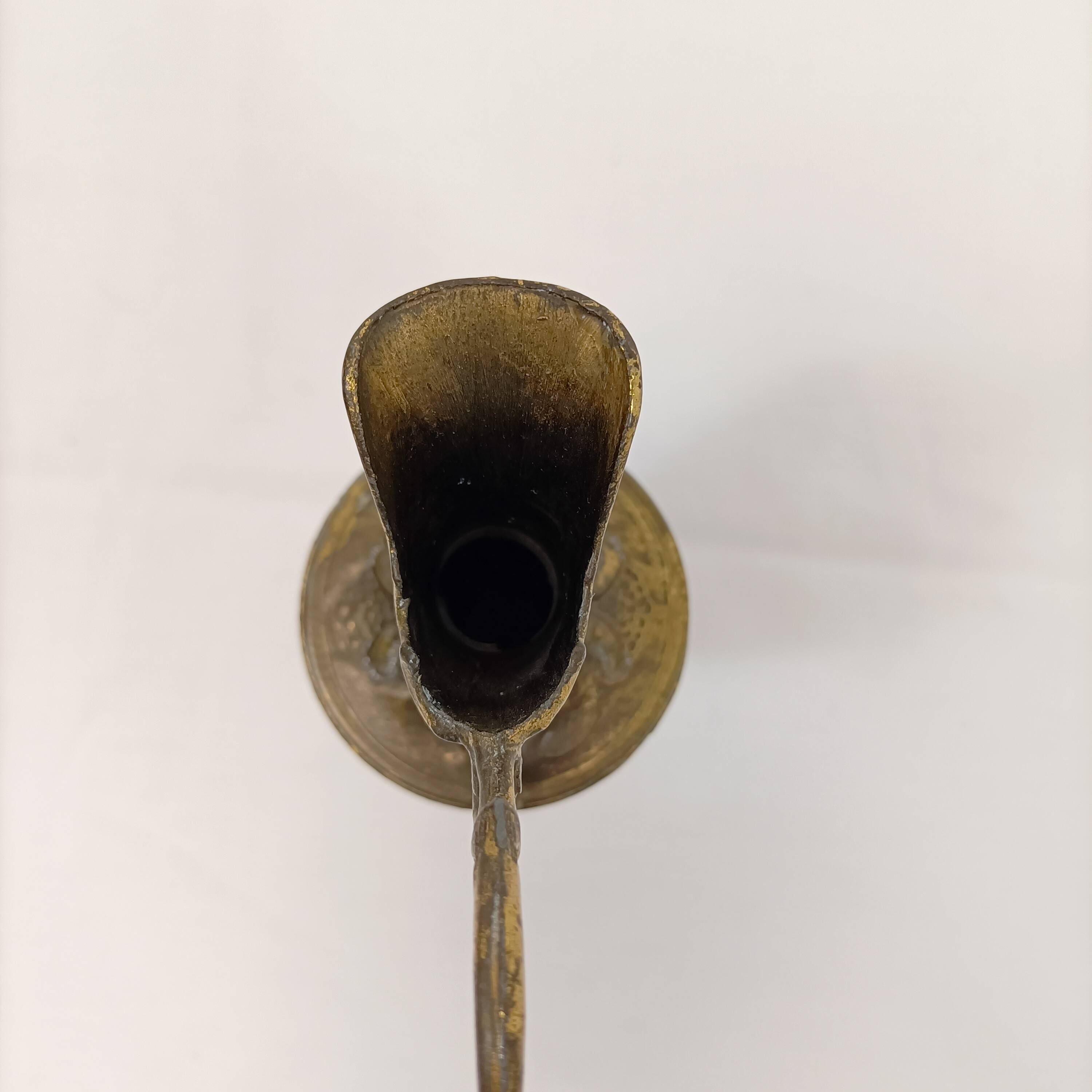 Decorative ewer in gilded metal Baroque style - 22 cm Antique vase