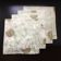 4 Christofle Palmier cotton satin napkins