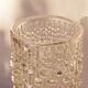 Brutalist crystal vase 1970