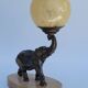 Old art deco elephant night light bedside lamp