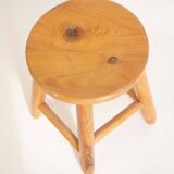 Tabouret bois clair