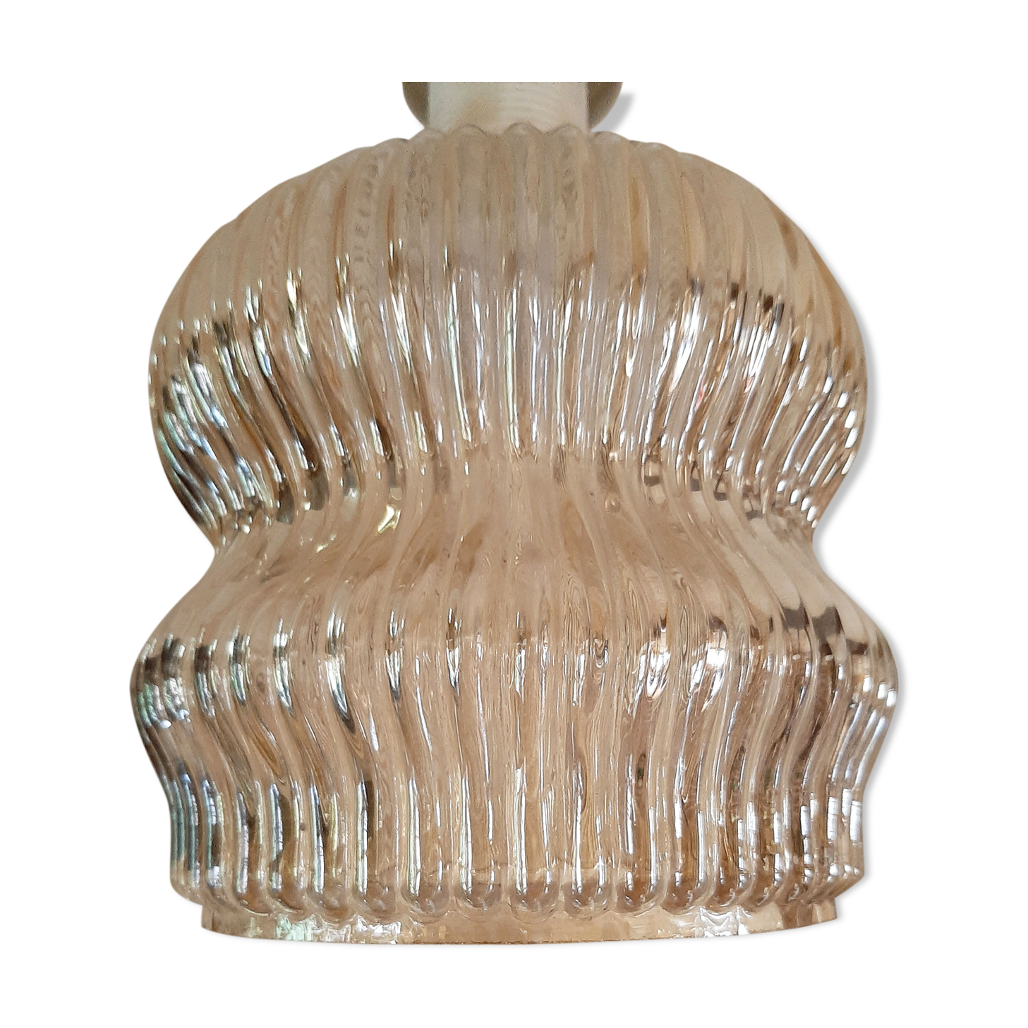 Hanging glass lampshade 1970