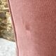 Fauteuil crapaud, chauffeuse en velours vintage
