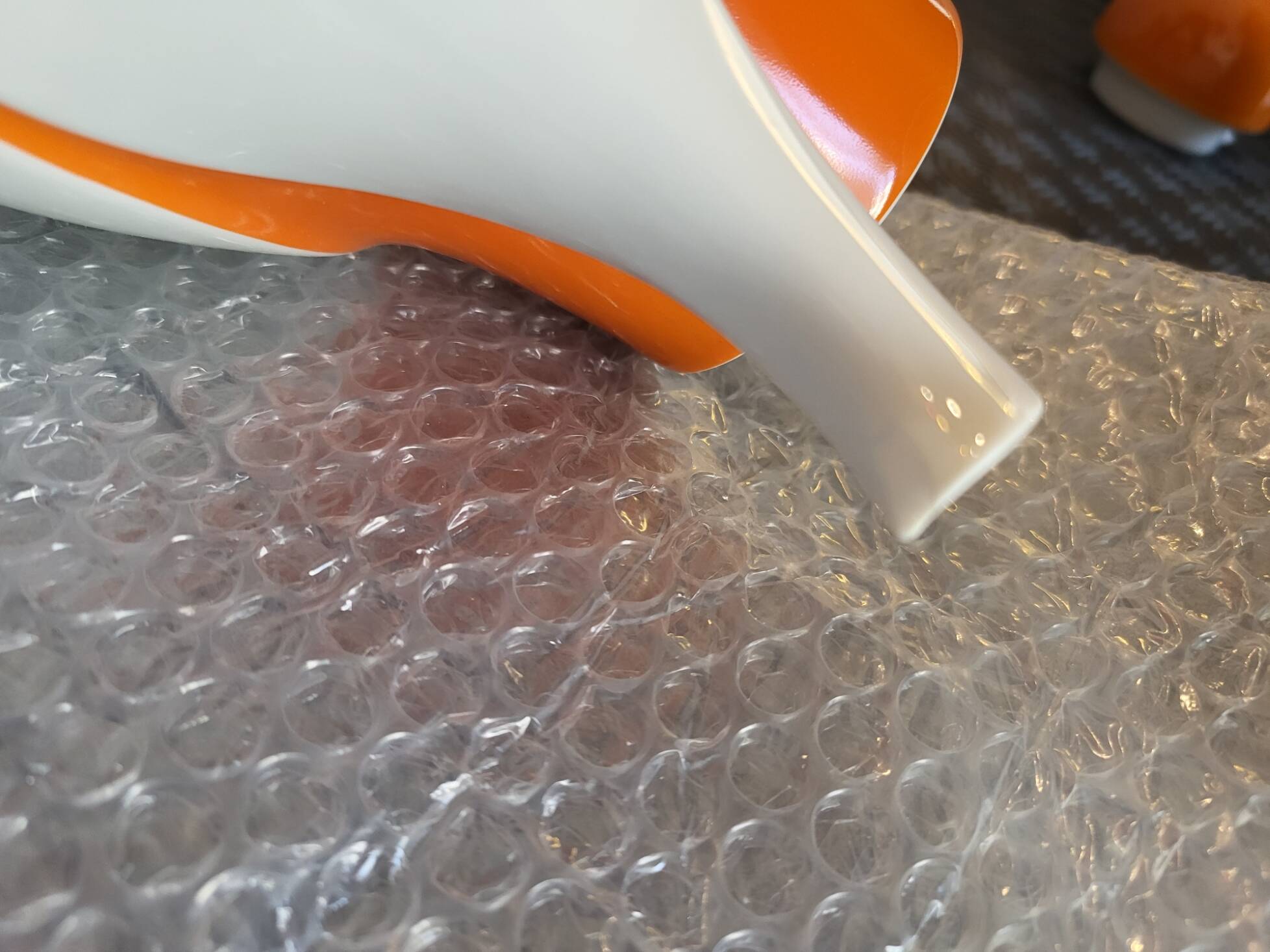 Heinrich Germany complete service in white and orange porcelain Space Age 1970