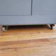 Vintage metal furniture on wheels SEEL, 1960s