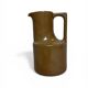 Brenne pottery, off-centre jug in stoneware from the 20th century.