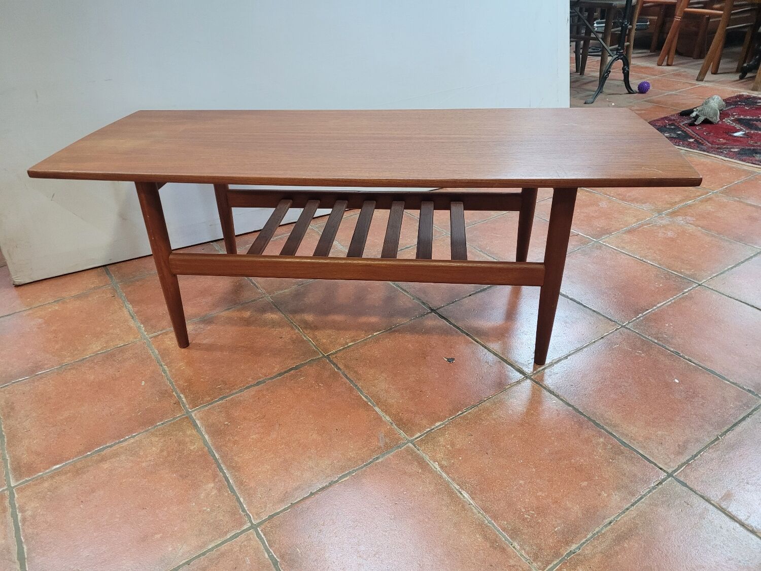 Scandinavian teak coffee table Grete Jalk from the 60s