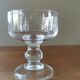 Set of 6 vintage 70s crystal champagne glasses