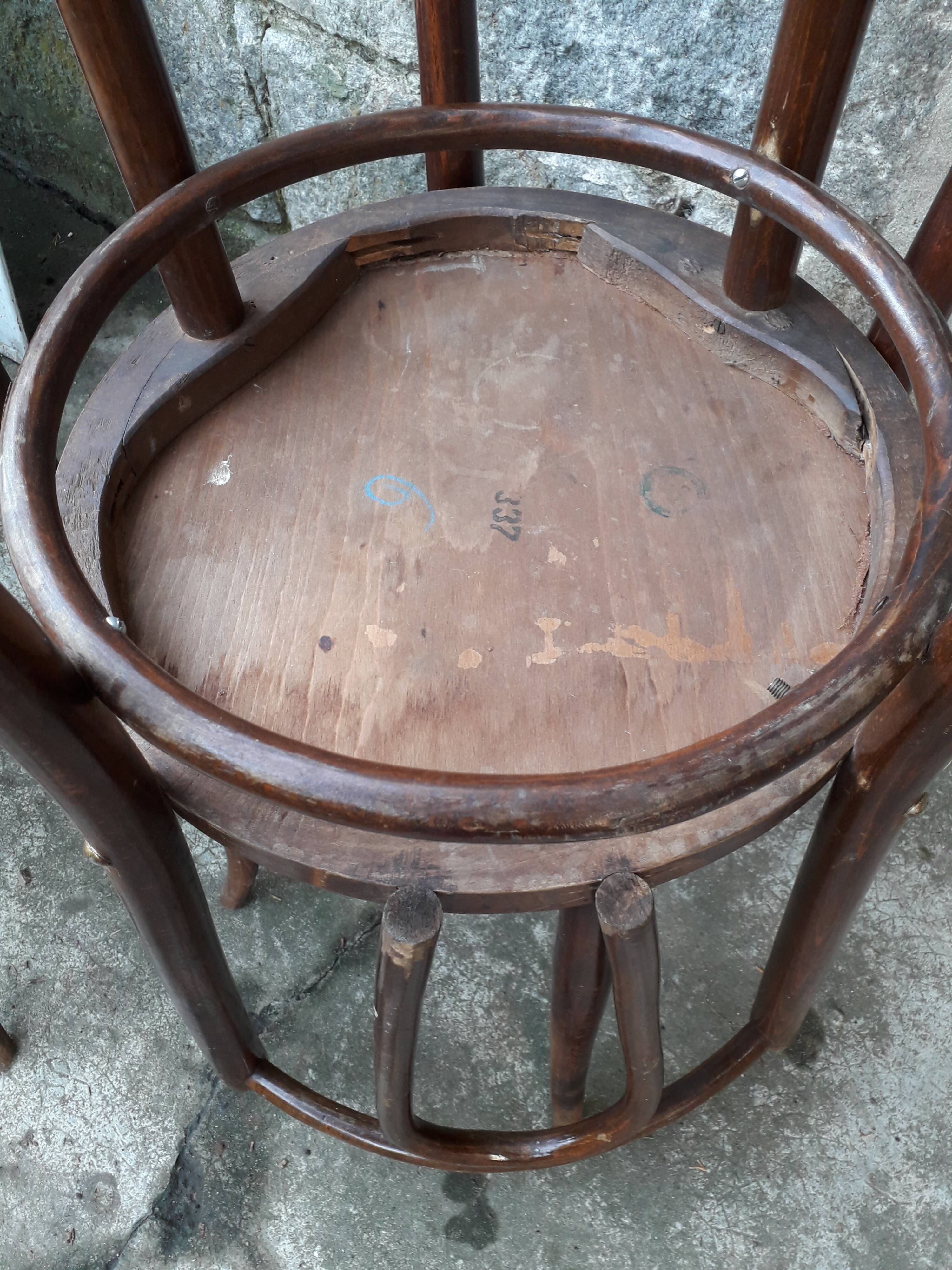 Set of 6 chairs Bistro mismatched
