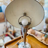 1950s metal mushroom lamp