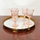 Brass table center top and mirror