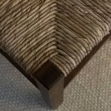 Rustic straw chair
