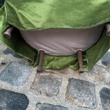 Fauteuil crapaud en velours vert