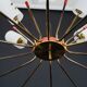 Large Mid-Century 18 arms chandelier in the manner of Arredoluce. Italy 195