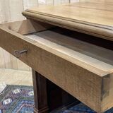 19th century oak store counter