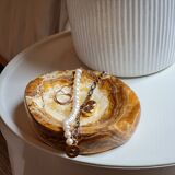 Vintage natural stone pocket emptier