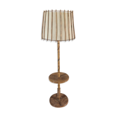 Lampadaire en rotin