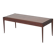 Table basse italienne de style Vittorio Dassi en acajou, Italie, 1960