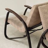 Pair of Art Deco armchairs by Jan Vanek 1930
