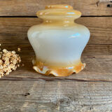 Opaline glass suspension globe