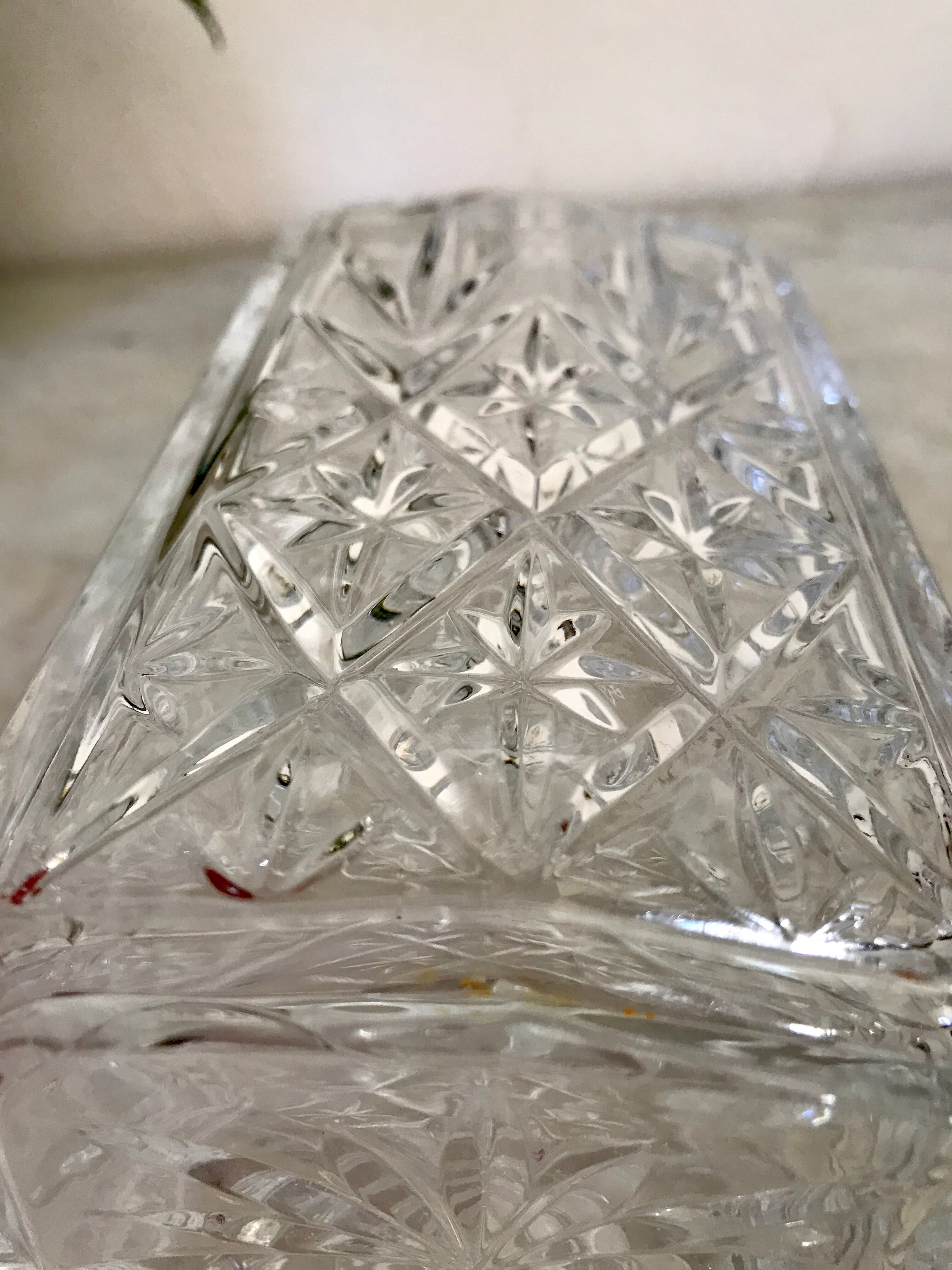 Crystal whisky carafe