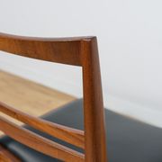 Chaises de salle à manger en teck du milieu du siècle, années 1960, ensemble de 6