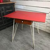 Table vintage formica feet Eiffel