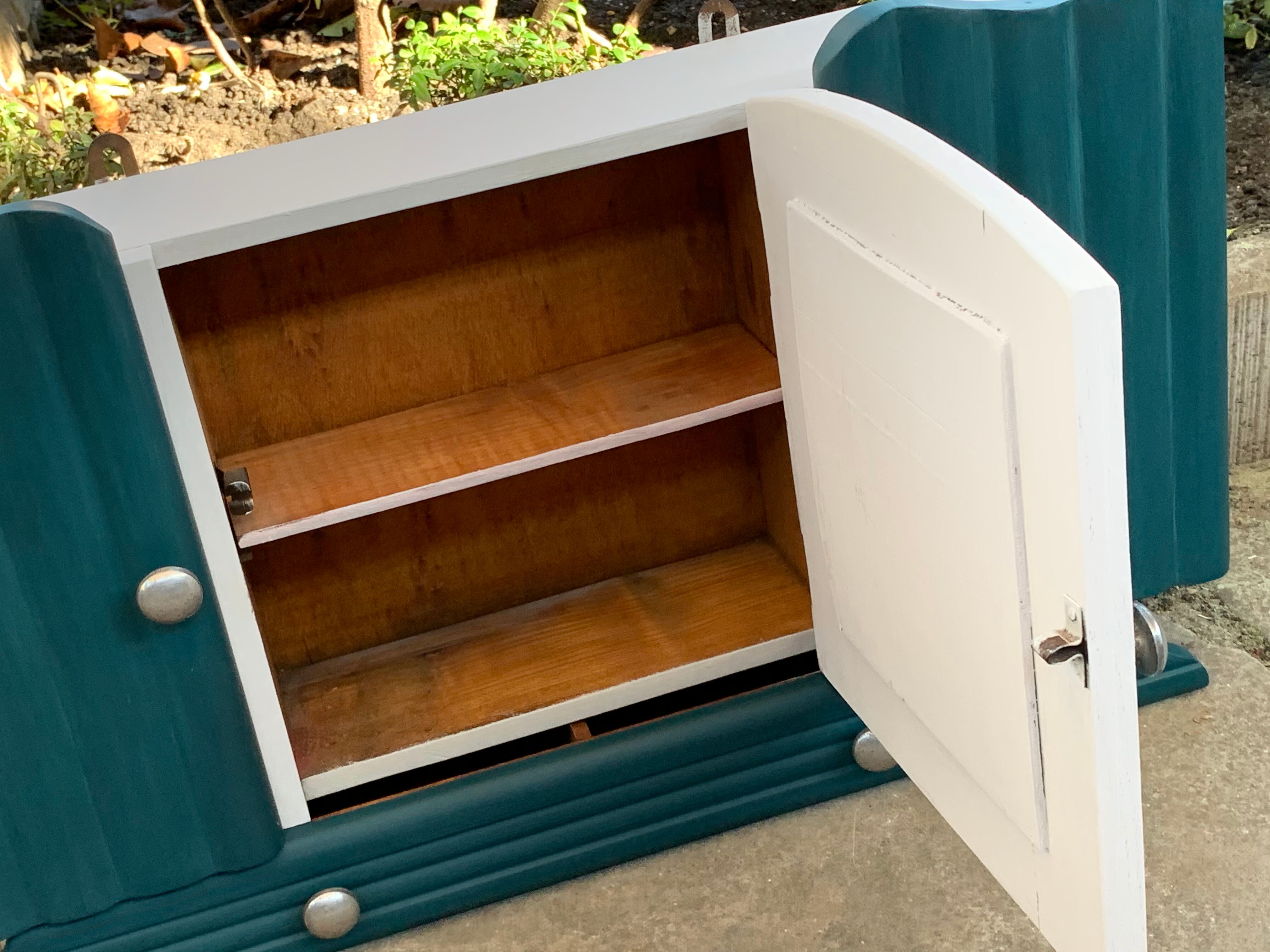 Art deco pharmacy cabinet